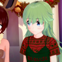 Io's costume during Christmalloween - Non-combustible Trash